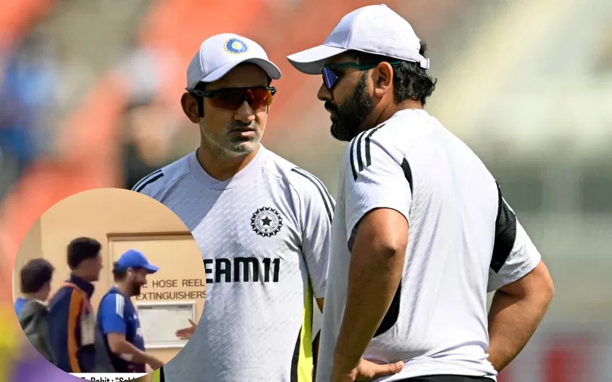 “Farewell match tha”: Gambhir jokes with Rohit Sharma after his gritty 73 against Australia